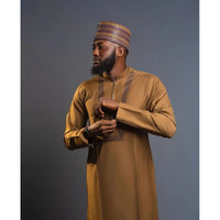 Kavari Royale Atelier  African Men's Suit: 2-Piece Kaftan GroomProm Outfit