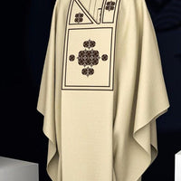 Kavari Royale Atelier Gold Agbada for Men – African Wedding Suit, Groom Attire 3-Piece Traditional Outfit
