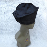 Kavari Royale Velvet Fila Cap for Men – Nigerian Yoruba Igbo Edo Traditional Hat (Black, Red & Maroon) Party Wear