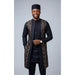 Kavari Royale Men’s 3-Piece African Kaftan Suit | Handmade Top, Vest & Pant Traditional Set