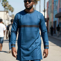 Kavari Royale Modern Senator Wear Set – Minimalist African Men’s Outfit