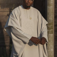 Kavari Royale Complete Agbada Set – Nigerian Men’s Traditional Wedding Attire