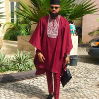 Kavari Royale Agbada Set – Traditional African Men’s Wedding Wear