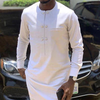 Kavari Royale White Senator Suit – Tailored African Men’s Wear