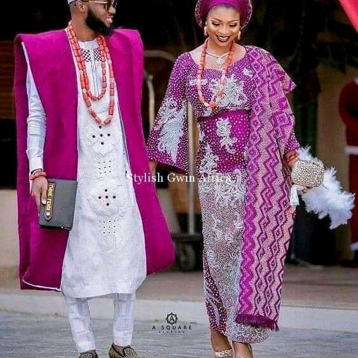 Kavari Royale Handmade Couples Outfit | African Matching Shirt & Pant Set