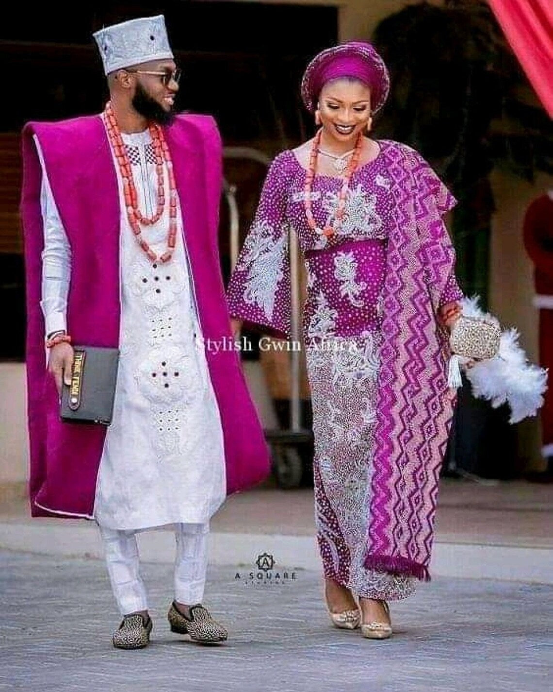Kavari Royale Handmade Couples Outfit | African Matching Shirt & Pant Set