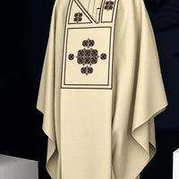 Kavari Royale Atelier Gold Agbada for Men – African Wedding Suit, Groom Attire 3-Piece Traditional Outfit