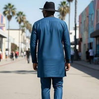 Kavari Royale Modern Senator Wear Set – Minimalist African Men’s Outfit