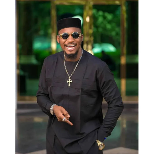 Kavari Royale Atelier Brown Suit | African Men’s Dashiki & Kaftan Outfit